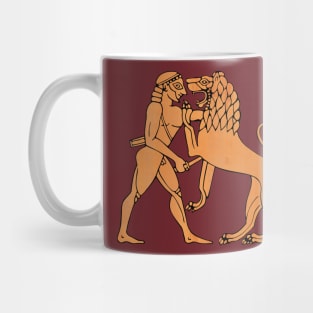 Hercules kills the Nemean Lion Mug